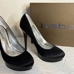 Bebe Satin High Heel