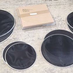 Black Double Layer Mesh Drum Heads