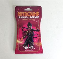 Riftbound League of Legends TCG Vendetta Sleeved Booster Pack - New/Sealed