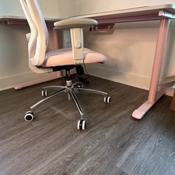 Pink Office/Gaming Desk And Chair