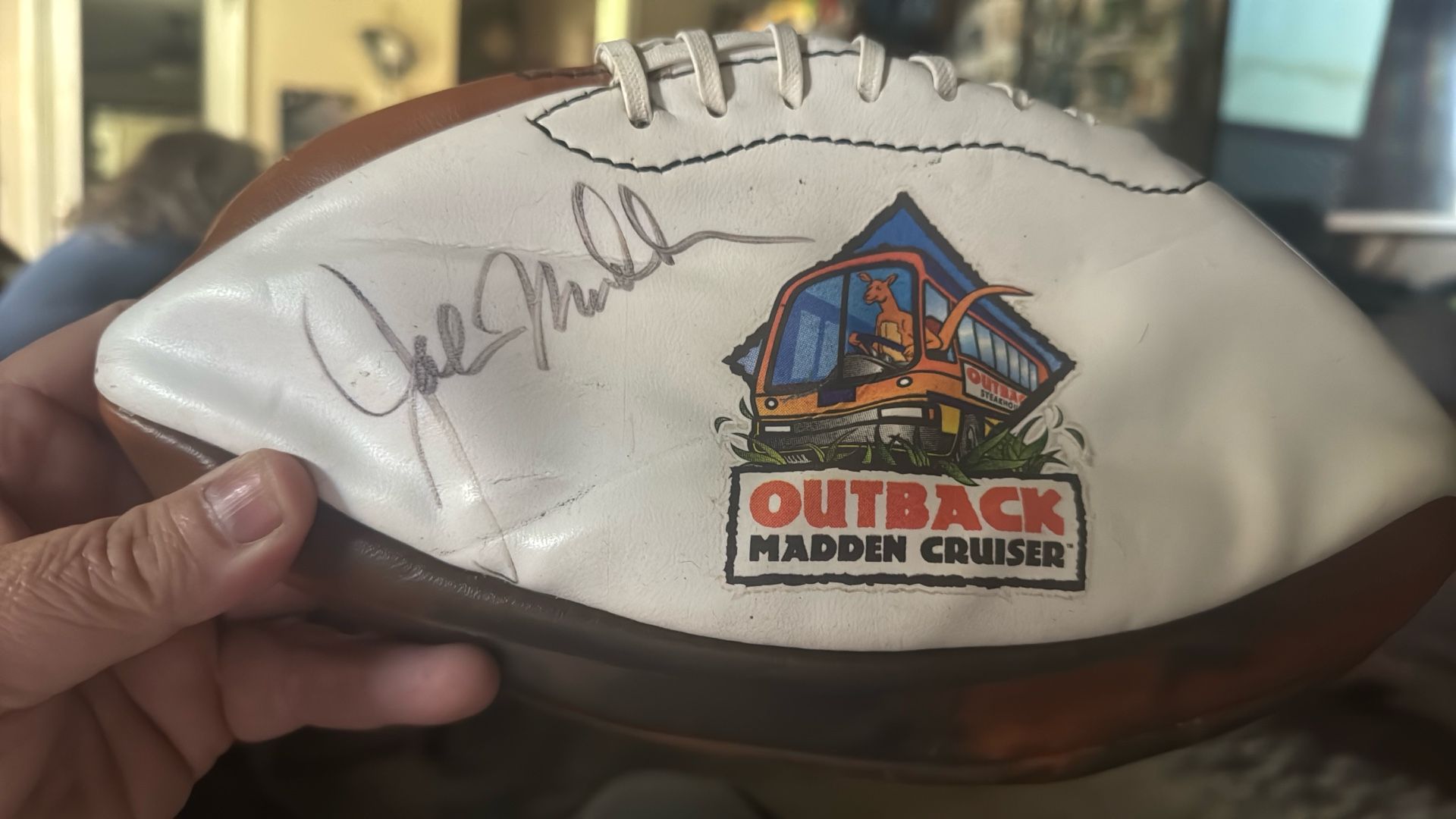 John Madden Autographed Foot Ball