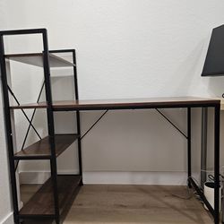Desk with Bookcase