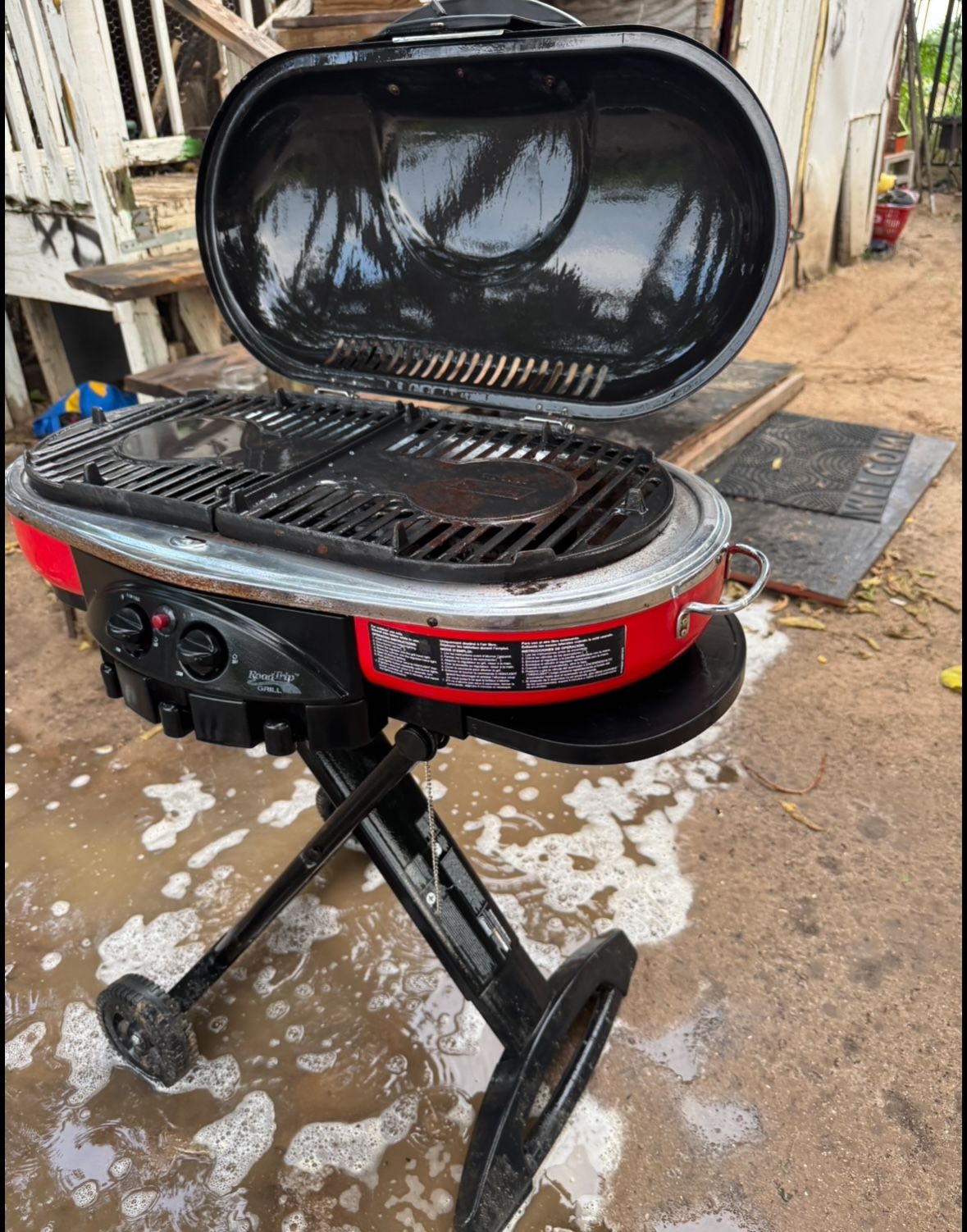 Camping Barbecue Grill Coleman Roadtrip Lxe Portable Propane Grill Free  Propane And Charcoal Grills Available, image size:1179x1502