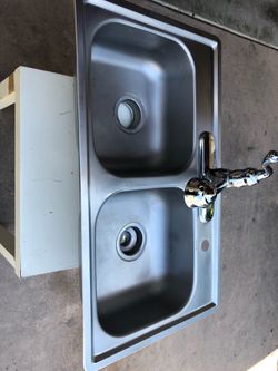 Kitchen sink 32/18 inches