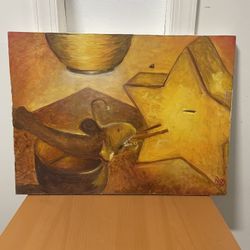 Fish And Star Painting 