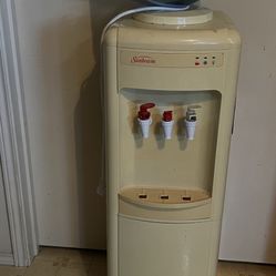 Sunbeam water Cooler. Bottom Section Is A Refrigerator. 