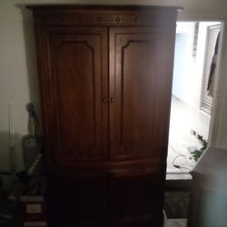 Real Wood Either Red Oak Or Cherry Armoire modern style 