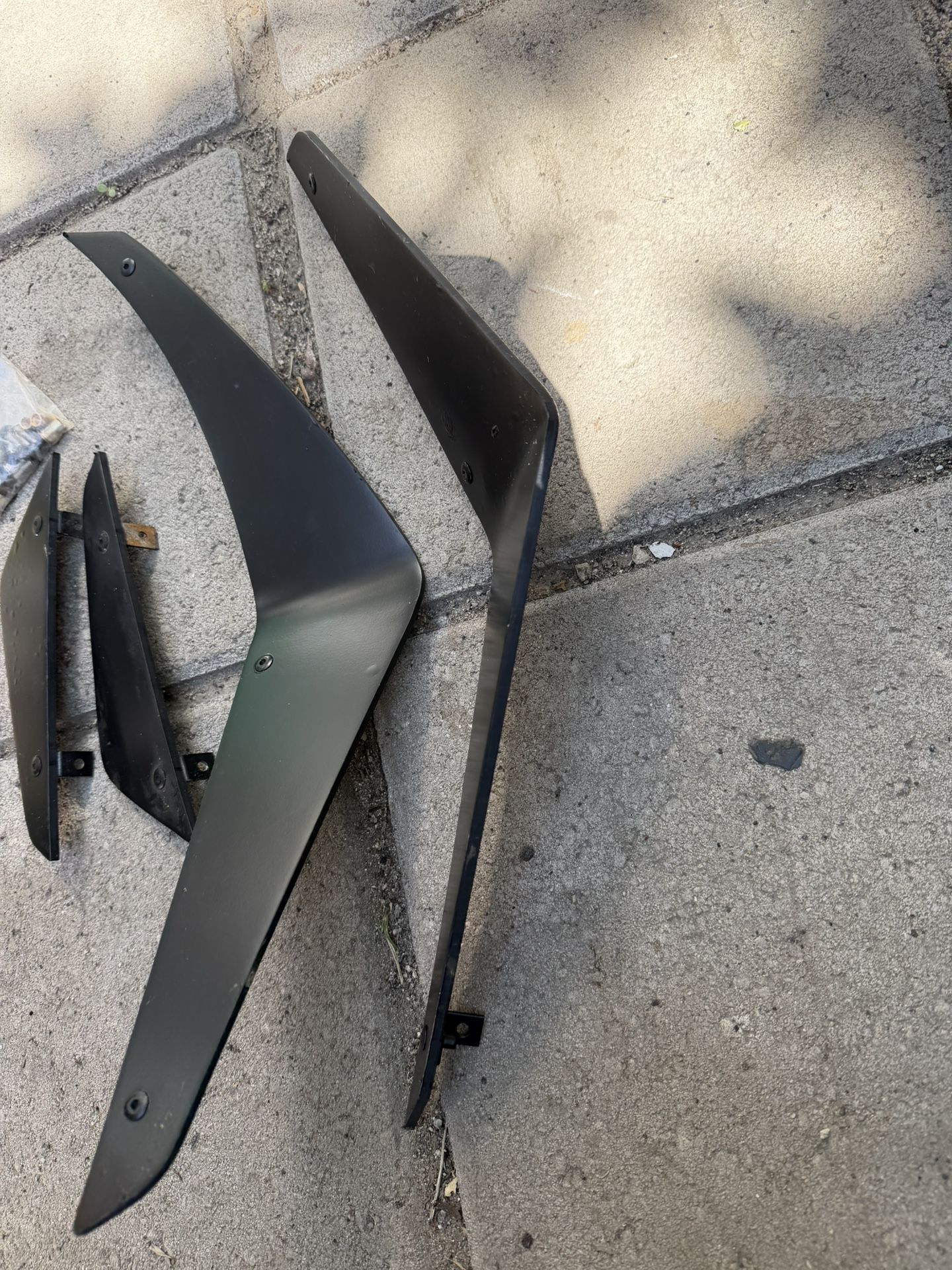 Dodge Charger Front Bumper Canards 4 Piece