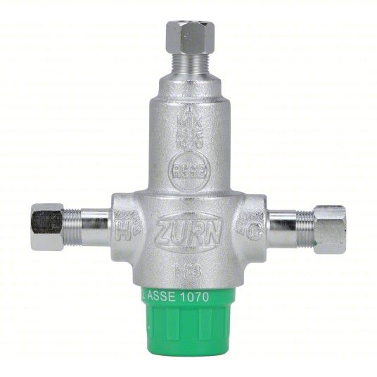 ZURN WILKINS Thermostatic Mixing Valve: 3/8 in Inlet Connection Size, 3/8 in Outlet Connection Size