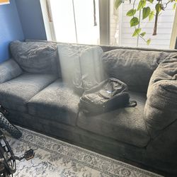 Washer, Red Wood Desk, Couch 