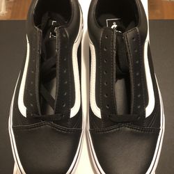 Unisex Leather Old Skool Vans…New!
