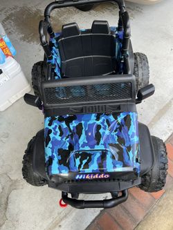 Hikiddo 24V 2-Seater Kids Ride on Car Truck with Remote, Battery Powered 24V