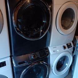 Black Stainless Steel Samsung Frontload Set