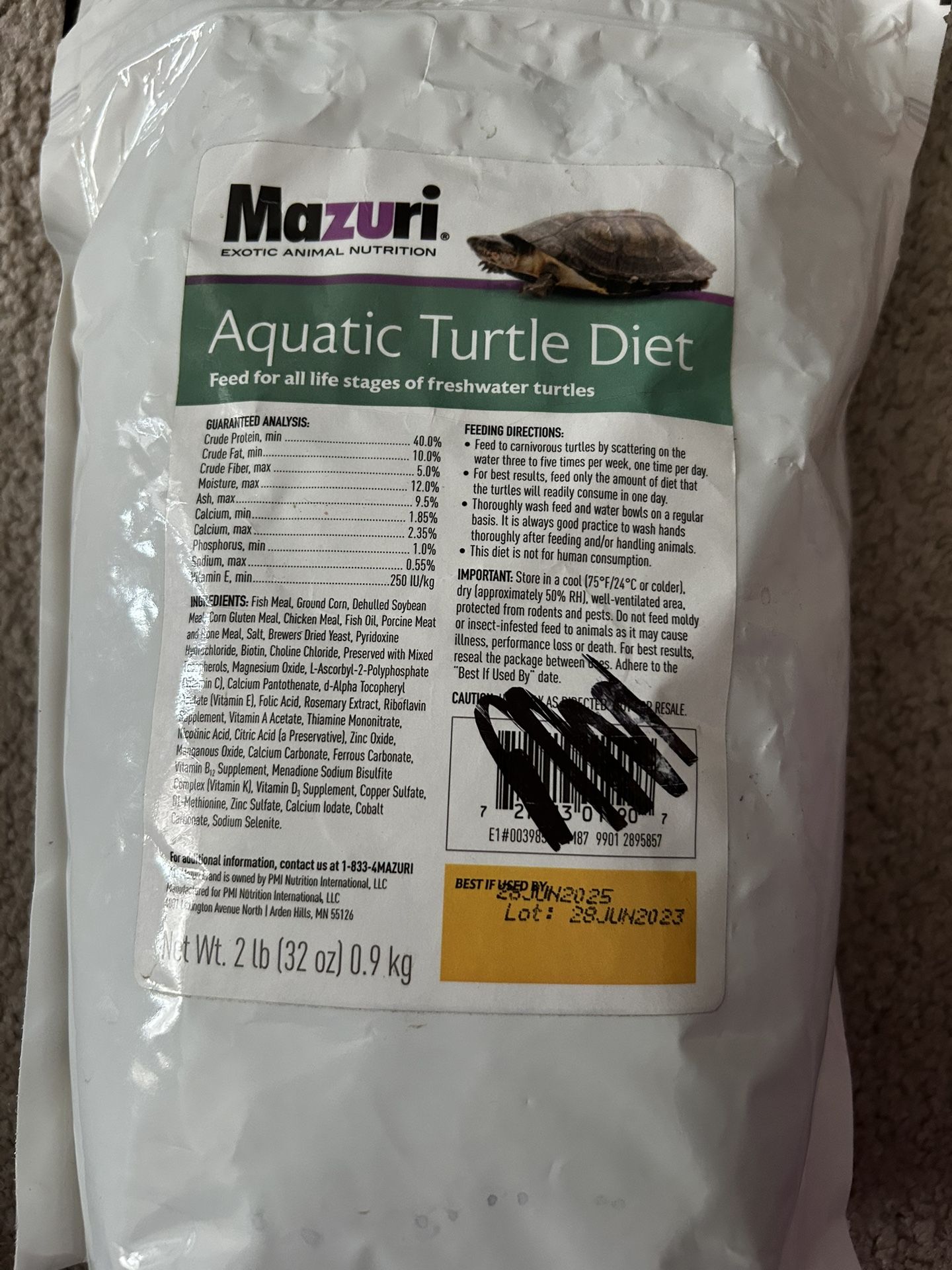 Mazuri Aquatic Turtle Diet