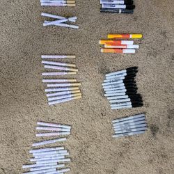 Paint Markers And Sharpies. Silver And Gold 
