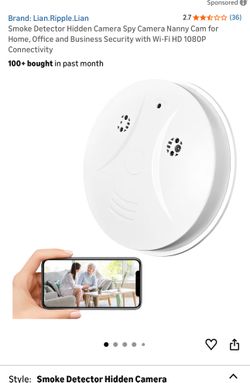 Smoke Detector Hidden Camera 