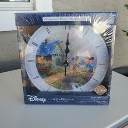 Disney Glass Wall Clock