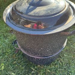 Large Steamer Camping Pots Clam
