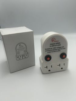 ONETAK NEMA 14-30P to 2 Outlet 5-15R 5-20R Switch Overload Protector