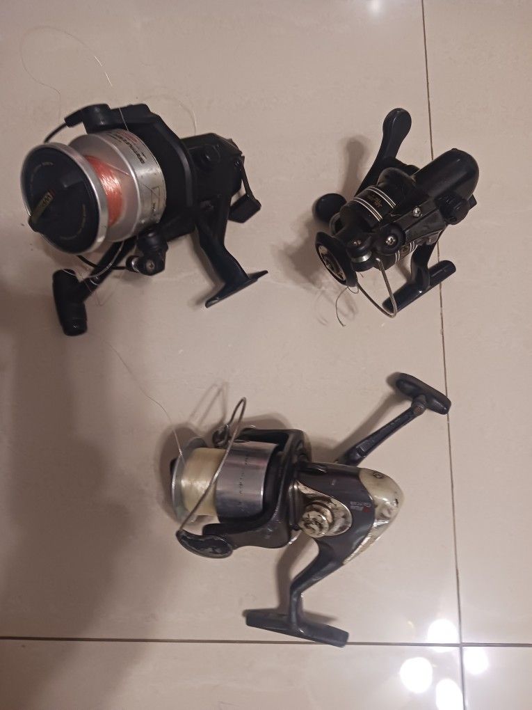 3- Used Fishing Reel Lot