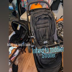 Graco Stroller System / Car seat + Base 