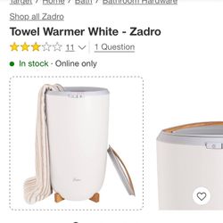 Towel Warmer White - Zadro