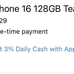 iPhone 16 128gb Factory Unlock 