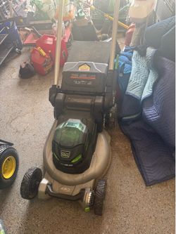Ego Mower with Metal Deck
