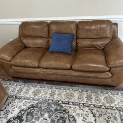 Leather Sofa And Loveseat 