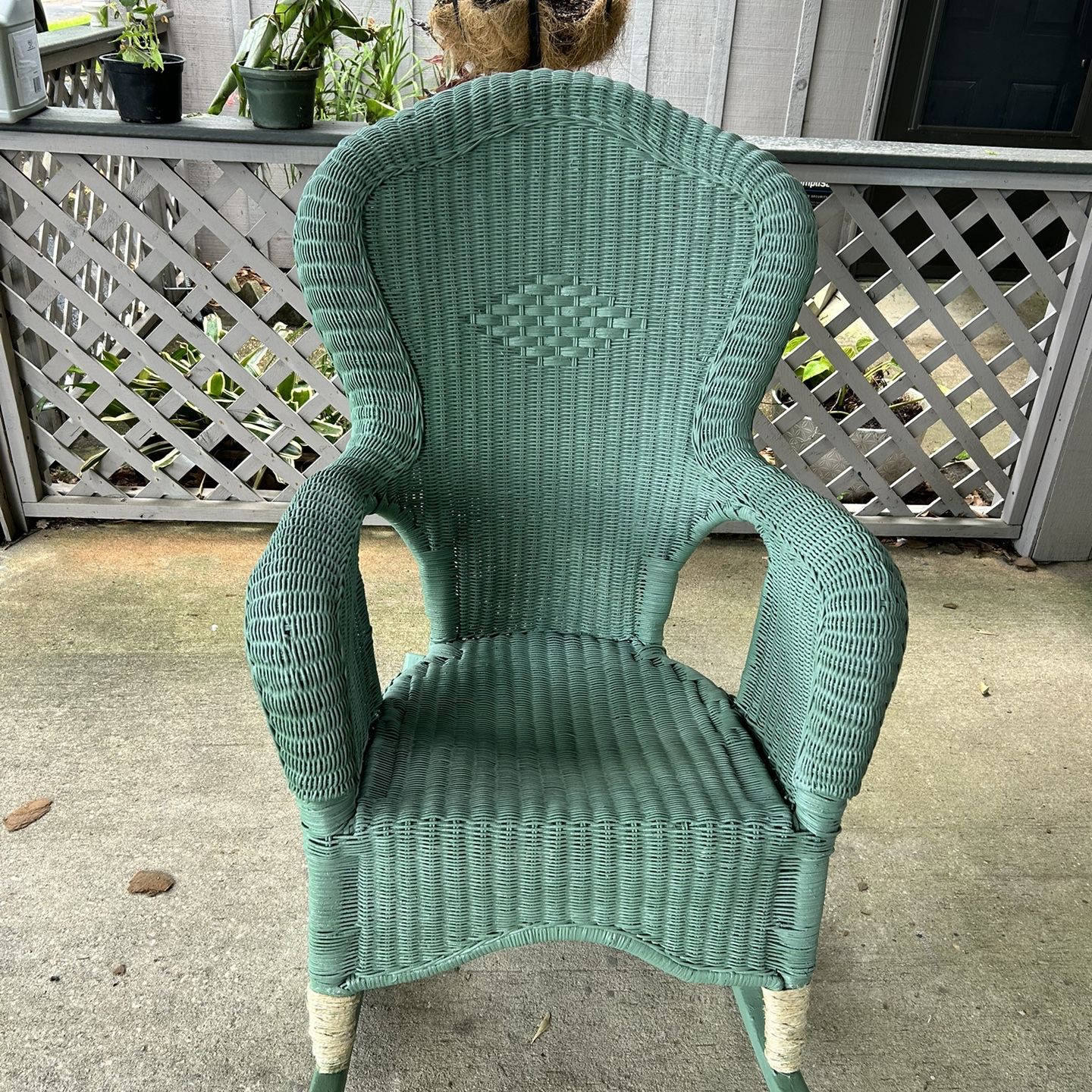 Wicker Rocker Chair