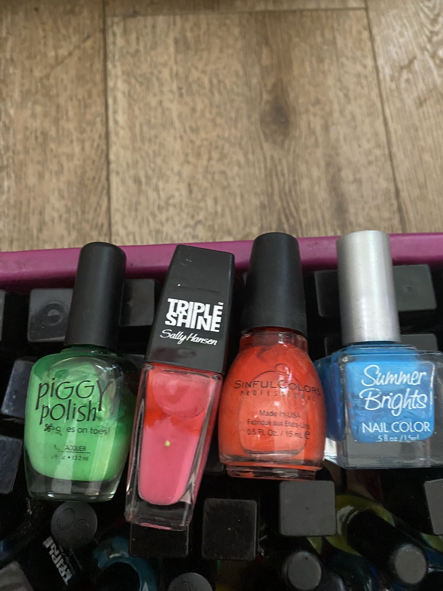Different Nail Polish Colors Different Brands 