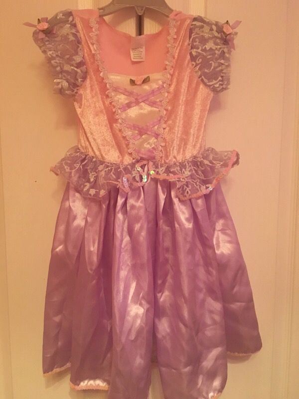 Rapunzel princess Halloween costume size 3 to 5 years old