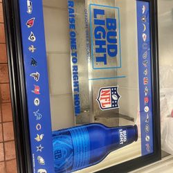 NFL Bud Light Mirror 