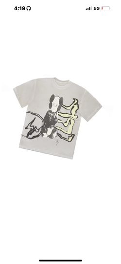 Travis Scott Cactus Jack + Kaws For Fragment Tee SZL