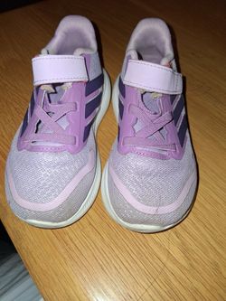 Adidas Kids Sneakers Purple Velcro Strap