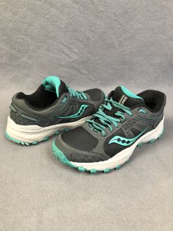 Saucony Grid Raptor TR 2 Running Shoe Womens Size 8US/6UK/39EUR S15427-1 Blue Gray