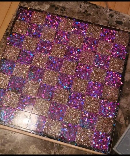 Custom Eproxy Chess Board!