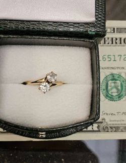 Antique Diamond Ring - $650