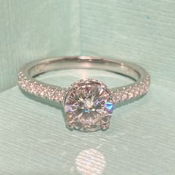 Diamond Moissanite Ring