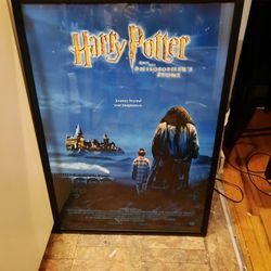 Original Harry Potter Philosophers Stone Rare Poster