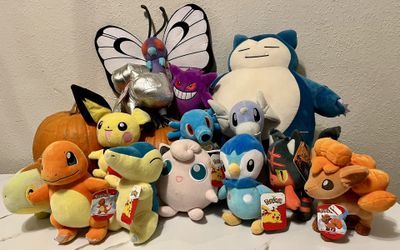 Pokémon Plush Bundle Pokémon Center Gengar (2019) and XL Snorlax!