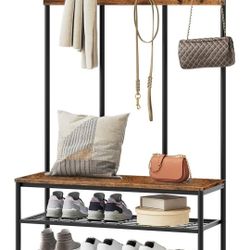  Entryway Bench with Coat Rack $50 OBO