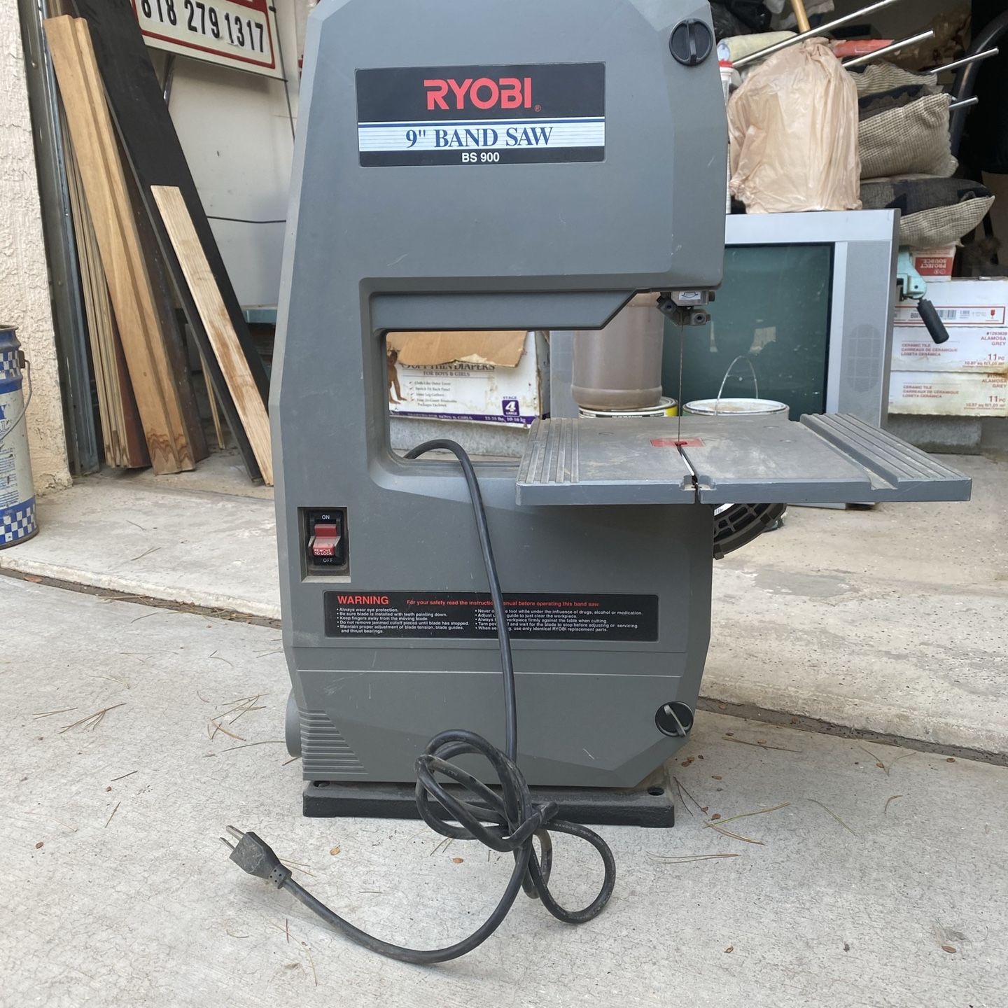 RYOBI 9” BAND SAW BS 900 for Sale in Las Vegas, NV OfferUp