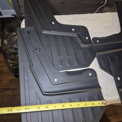 Muslogy Rally Style Mud Flaps Compatible with Tesla Cybertruck 2023-2025 Mudguard Splash Guards