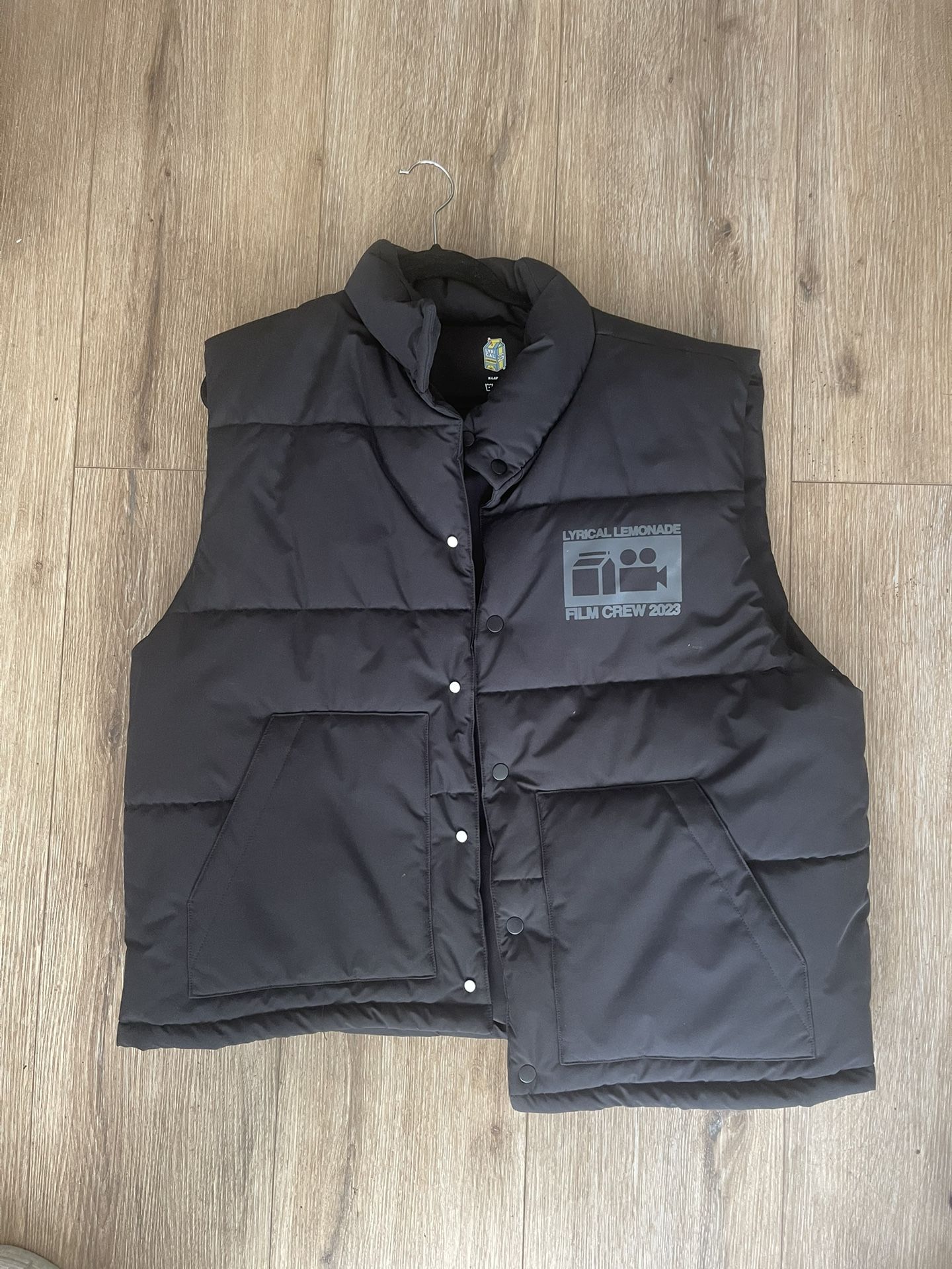 Lyrical Lemonade FILM CREW 2023 Authentic Puffer Vest