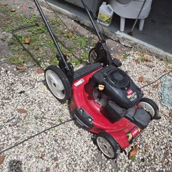 Lawn mower  with bag $180 firm