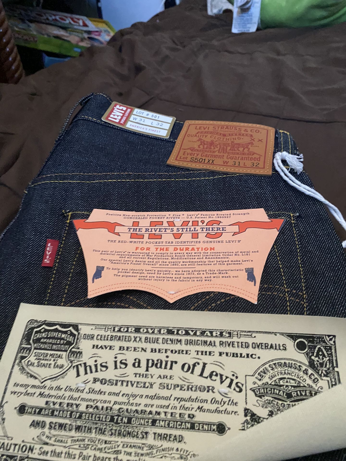 Vintage Levi’s Selvedge Denim 1944