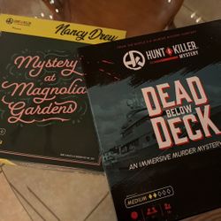 Hunt A Killer Board Games LIKE NEW