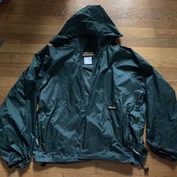 Remington Rain jacket Raincoat Green, Retractable&Removeale Hood - SizeXL ttsXL