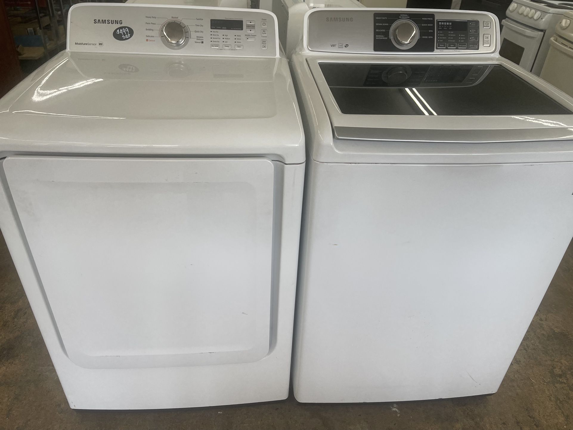 Samsung *LIKE NEW* 4.5 CF Washer and 7.2 CF Electric Dryer! We Can Deliver!